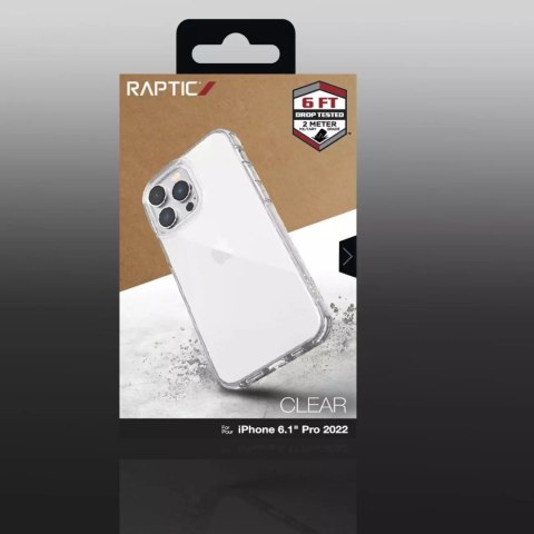Raptic Raptic Clear Case etui iPhone 14 Pro pancerny pokrowiec przezroczysty Raptic Raptic Clear Case etui iPhone 14 Pro pancerny pokrowiec przezroczysty