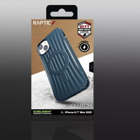 Raptic Raptic Clutch Built Case etui iPhone 14 Plus z MagSafe pokrowiec plecki niebieski Raptic Raptic Clutch Built Case etui iPhone 14 Plus z MagSafe pokrowiec plecki niebieski