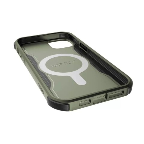 Raptic Raptic Fort Case etui iPhone 14 Pro Max z MagSafe pancerny pokrowiec zielony Raptic Raptic Fort Case etui iPhone 14 Pro Max z MagSafe pancerny pokrowiec zielony