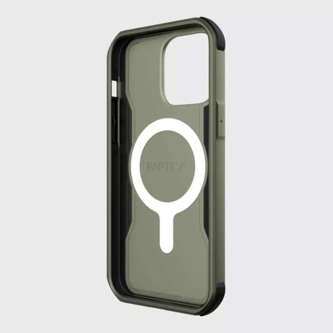 Raptic Raptic Fort Case etui iPhone 14 Pro Max z MagSafe pancerny pokrowiec zielony Raptic Raptic Fort Case etui iPhone 14 Pro Max z MagSafe pancerny pokrowiec zielony