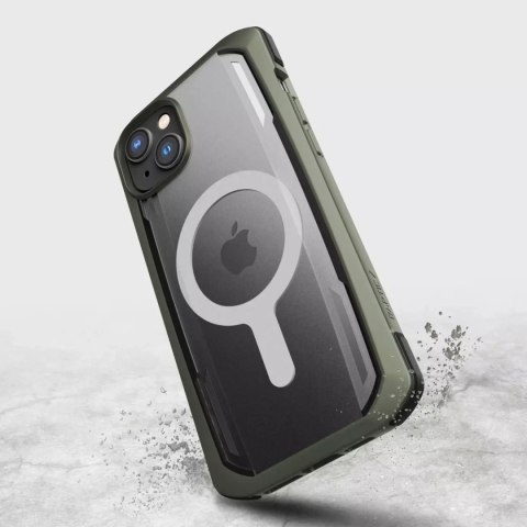 Raptic Raptic Secure Case etui iPhone 14 Plus z MagSafe pancerny pokrowiec zielony Raptic Raptic Secure Case etui iPhone 14 Plus z MagSafe pancerny pokrowiec zielony
