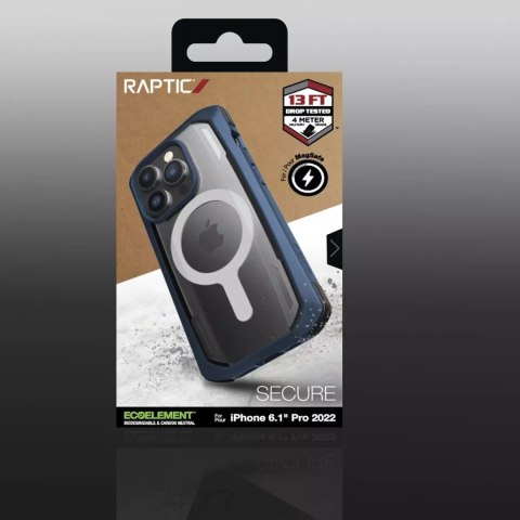 Raptic Raptic Secure Case etui iPhone 14 Pro z MagSafe pancerny pokrowiec niebieski Raptic Raptic Secure Case etui iPhone 14 Pro z MagSafe pancerny pokrowiec niebieski