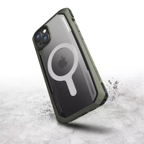 Raptic Raptic Secure Case etui iPhone 14 Pro z MagSafe pancerny pokrowiec zielony Raptic Raptic Secure Case etui iPhone 14 Pro z MagSafe pancerny pokrowiec zielony