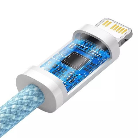 Baseus Baseus Dynamic kabel USB Typ C - Lightning Power Delivery 20W 1m niebieski (CALD000003) Baseus Baseus Dynamic kabel USB Typ C - Lightning Power Delivery 20W 1m niebieski (CALD000003)
