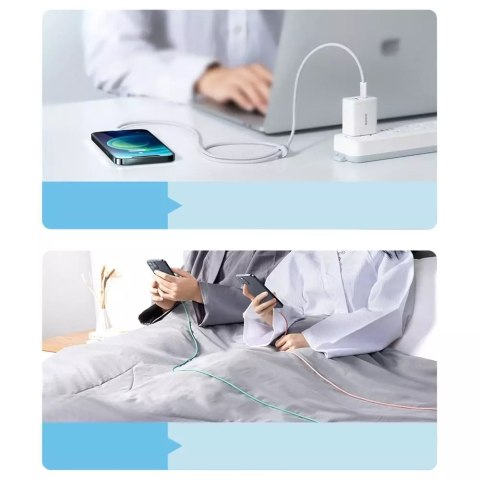 Baseus Baseus Dynamic kabel USB Typ C - Lightning Power Delivery 20W 1m niebieski (CALD000003) Baseus Baseus Dynamic kabel USB Typ C - Lightning Power Delivery 20W 1m niebieski (CALD000003)