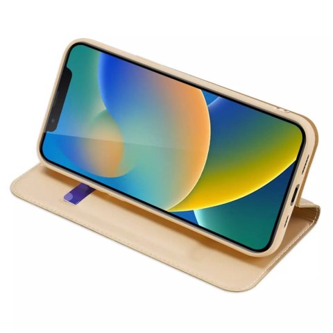 Dux Ducis Dux Ducis Skin Pro kabura etui pokrowiec z klapką iPhone 14 złoty Dux Ducis Dux Ducis Skin Pro kabura etui pokrowiec z klapką iPhone 14 złoty