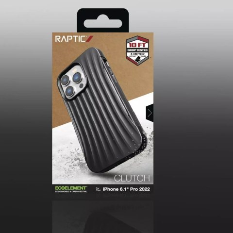 ProducentTymczasowy Raptic Clutch Case etui iPhone 14 Pro pokrowiec plecki czarny ProducentTymczasowy Raptic Clutch Case etui iPhone 14 Pro pokrowiec plecki czarny