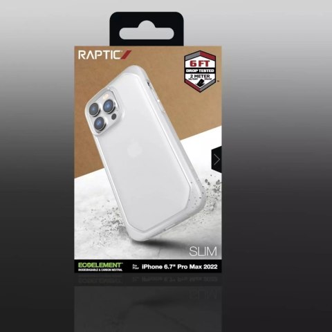 Raptic Raptic Slim Case etui iPhone 14 Pro Max pokrowiec plecki przezroczysty Raptic Raptic Slim Case etui iPhone 14 Pro Max pokrowiec plecki przezroczysty