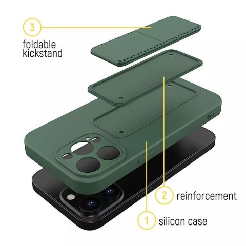 Wozinsky Wozinsky Kickstand Case silikonowe etui z podstawką iPhone 13 Pro Max jasnoniebieskie Wozinsky Wozinsky Kickstand Case silikonowe etui z podstawką iPhone 13 Pro Max jasnoniebieskie
