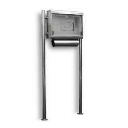 E-hurtownia SKRZYNKA POCZTOWA NA LISTY ZE STOJAKAMI STAL INOX
