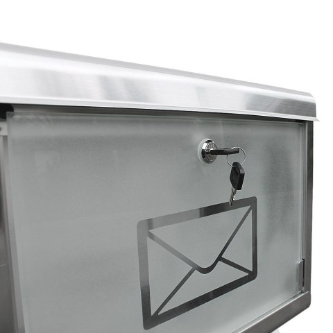 E-hurtownia SKRZYNKA POCZTOWA NA LISTY ZE STOJAKAMI STAL INOX E-hurtownia SKRZYNKA POCZTOWA NA LISTY ZE STOJAKAMI STAL INOX