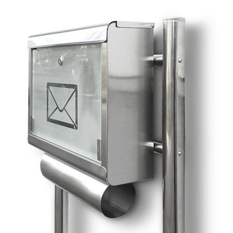 E-hurtownia SKRZYNKA POCZTOWA NA LISTY ZE STOJAKAMI STAL INOX E-hurtownia SKRZYNKA POCZTOWA NA LISTY ZE STOJAKAMI STAL INOX