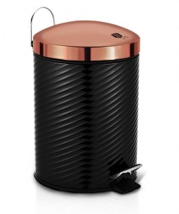 BERLINGER HAUS STALOWY KOSZ NA ŚMIECI 12L BERLINGER HAUS BH-1732 BLACK ROSE