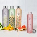 ORION SZKLANA BUTELKA NA WODĘ 750ml 143762 POMARAŃCZOWA