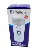 ELITEHOFF TERMICZNY KUBEK DO KAWY 350ml Z FILTREM ELITEHOFF biały