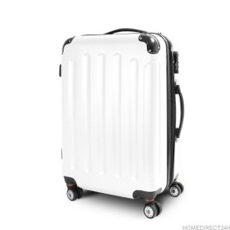 E-hurtownia Walizka podróżna ABS STRIPES rozmiar XL Biały