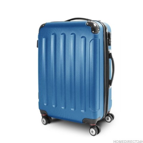 E-hurtownia Walizka podróżna ABS STRIPES rozmiar XL Błękitny E-hurtownia Walizka podróżna ABS STRIPES rozmiar XL Błękitny