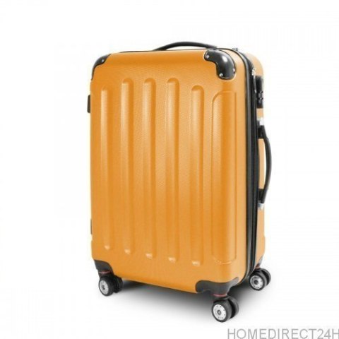 E-hurtownia Walizka podróżna ABS STRIPES rozmiar XL Pomarańczowy E-hurtownia Walizka podróżna ABS STRIPES rozmiar XL Pomarańczowy