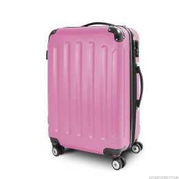 E-hurtownia Walizka podróżna ABS STRIPES rozmiar XL Różowy
