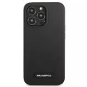 Karl Lagerfeld Karl Lagerfeld KLHCP13XSLMP1K iPhone 13 Pro Max 6,7" hardcase czarny/black Silicone Plaque