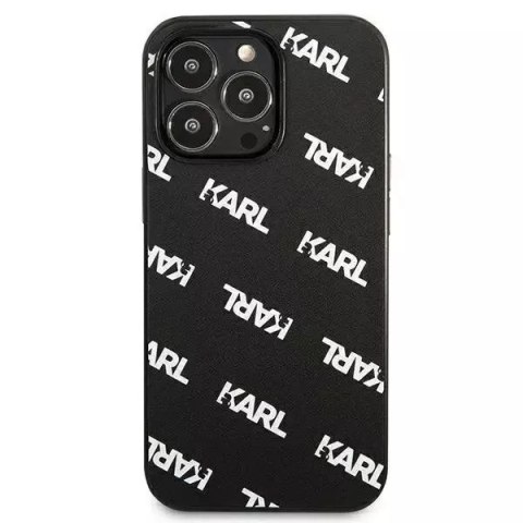Karl Lagerfeld Karl Lagerfeld KLHCP13LPULMBK3 iPhone 13 Pro / 13 6,1" hardcase czarny/black Allover Karl Lagerfeld Karl Lagerfeld KLHCP13LPULMBK3 iPhone 13 Pro / 13 6,1" hardcase czarny/black Allover