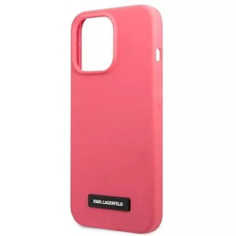 Karl Lagerfeld Karl Lagerfeld KLHCP13LSLMP1PI iPhone 13 Pro / 13 6,1" hardcase fuksja/fuchsia Silicone Plaque Karl Lagerfeld Karl Lagerfeld KLHCP13LSLMP1PI iPhone 13 Pro / 13 6,1" hardcase fuksja/fuchsia Silicone Plaque