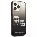 Karl Lagerfeld Karl Lagerfeld KLHCP13LTGKCK iPhone 13 Pro / 13 6,1" hardcase czarny/black Gradient Ikonik Karl & Choupette