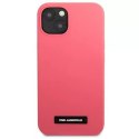 Karl Lagerfeld Karl Lagerfeld KLHCP13MSLMP1PI iPhone 13 6,1" hardcase fuksja/fuchsia Silicone Plaque