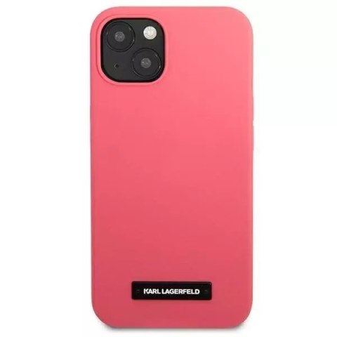 Karl Lagerfeld Karl Lagerfeld KLHCP13MSLMP1PI iPhone 13 6,1" hardcase fuksja/fuchsia Silicone Plaque Karl Lagerfeld Karl Lagerfeld KLHCP13MSLMP1PI iPhone 13 6,1" hardcase fuksja/fuchsia Silicone Plaque