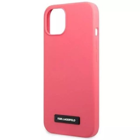 Karl Lagerfeld Karl Lagerfeld KLHCP13MSLMP1PI iPhone 13 6,1" hardcase fuksja/fuchsia Silicone Plaque Karl Lagerfeld Karl Lagerfeld KLHCP13MSLMP1PI iPhone 13 6,1" hardcase fuksja/fuchsia Silicone Plaque