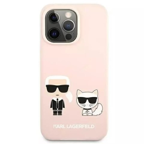 Karl Lagerfeld Karl Lagerfeld KLHMP13XSSKCI iPhone 13 Pro Max 6,7" hardcase jasnoróżowy/light pink Silicone Ikonik Karl & Choupette Magsafe Karl Lagerfeld Karl Lagerfeld KLHMP13XSSKCI iPhone 13 Pro Max 6,7" hardcase jasnoróżowy/light pink Silicone Ikonik Karl & Choupette Magsafe