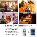 NICETAI Lampa sufitowa z głośnikiem bluetooth SMART APP