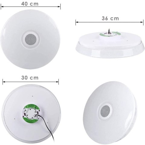 NICETAI Lampa sufitowa z głośnikiem bluetooth SMART APP NICETAI Lampa sufitowa z głośnikiem bluetooth SMART APP
