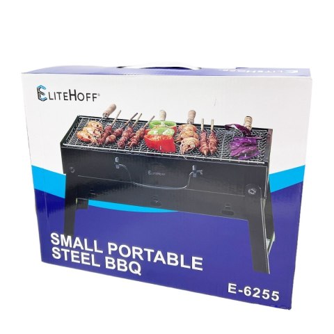 ELITEHOFF MINI GRILL WĘGLOWY TURYSTYCZNY PRZENOŚNY WALIZKA ELITEHOFF MINI GRILL WĘGLOWY TURYSTYCZNY PRZENOŚNY WALIZKA