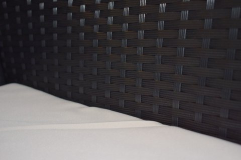 LACESTONE Meble Ogrodowe Technorattan 2 Fotele Stolik Sofa Poduszki Beżowe Bituxx LACESTONE Meble Ogrodowe Technorattan 2 Fotele Stolik Sofa Poduszki Beżowe Bituxx