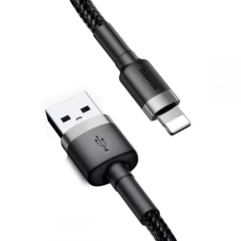 Baseus Baseus cafule lightning cable 50cm grey/black Baseus Baseus cafule lightning cable 50cm grey/black