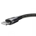 Baseus Baseus cafule lightning cable 50cm grey/black