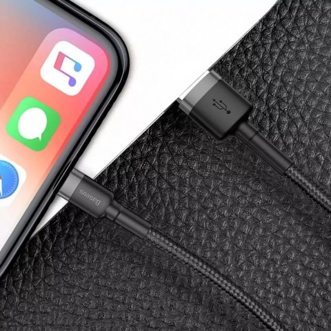 Baseus Baseus cafule lightning cable 50cm grey/black Baseus Baseus cafule lightning cable 50cm grey/black
