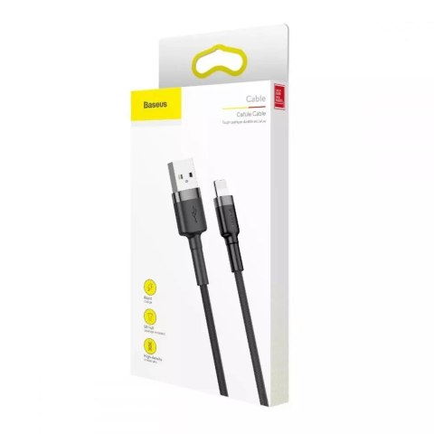 Baseus Baseus cafule lightning cable 50cm grey/black Baseus Baseus cafule lightning cable 50cm grey/black