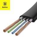 Baseus Kabel USB do Lightning do Apple iPhone płaski mocny przewód Baseus Nimble Cable 23cm Czarny