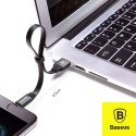 Baseus Kabel USB do Lightning do Apple iPhone płaski mocny przewód Baseus Nimble Cable 23cm Czarny