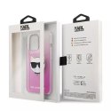 Karl Lagerfeld Karl Lagerfeld KLHCP13XCTRP iPhone 13 Pro Max 6,7" hardcase różowy/pink Choupette Head