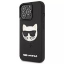 Karl Lagerfeld Karl Lagerfeld KLHCP13LCH3DBK 13 Pro / 13 6,1" czarny/black hardcase 3D Rubber Choupette