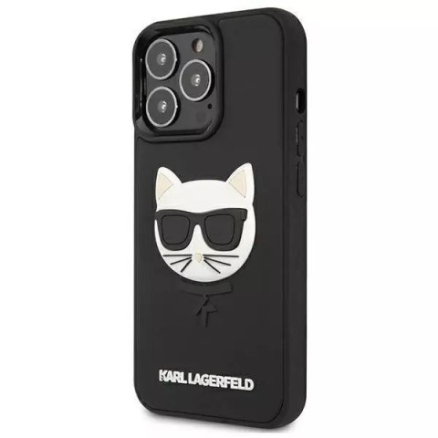Karl Lagerfeld Karl Lagerfeld KLHCP13LCH3DBK 13 Pro / 13 6,1" czarny/black hardcase 3D Rubber Choupette Karl Lagerfeld Karl Lagerfeld KLHCP13LCH3DBK 13 Pro / 13 6,1" czarny/black hardcase 3D Rubber Choupette