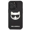 Karl Lagerfeld Karl Lagerfeld KLHCP13LCH3DBK 13 Pro / 13 6,1" czarny/black hardcase 3D Rubber Choupette