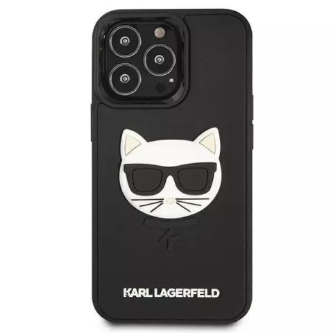 Karl Lagerfeld Karl Lagerfeld KLHCP13LCH3DBK 13 Pro / 13 6,1" czarny/black hardcase 3D Rubber Choupette Karl Lagerfeld Karl Lagerfeld KLHCP13LCH3DBK 13 Pro / 13 6,1" czarny/black hardcase 3D Rubber Choupette