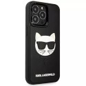 Karl Lagerfeld Karl Lagerfeld KLHCP13LCH3DBK 13 Pro / 13 6,1" czarny/black hardcase 3D Rubber Choupette