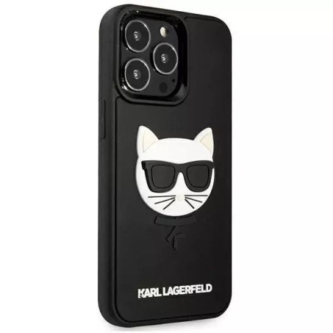 Karl Lagerfeld Karl Lagerfeld KLHCP13LCH3DBK 13 Pro / 13 6,1" czarny/black hardcase 3D Rubber Choupette Karl Lagerfeld Karl Lagerfeld KLHCP13LCH3DBK 13 Pro / 13 6,1" czarny/black hardcase 3D Rubber Choupette