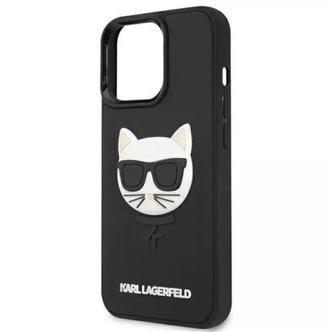 Karl Lagerfeld Karl Lagerfeld KLHCP13LCH3DBK 13 Pro / 13 6,1" czarny/black hardcase 3D Rubber Choupette Karl Lagerfeld Karl Lagerfeld KLHCP13LCH3DBK 13 Pro / 13 6,1" czarny/black hardcase 3D Rubber Choupette