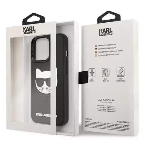 Karl Lagerfeld Karl Lagerfeld KLHCP13LCH3DBK 13 Pro / 13 6,1" czarny/black hardcase 3D Rubber Choupette Karl Lagerfeld Karl Lagerfeld KLHCP13LCH3DBK 13 Pro / 13 6,1" czarny/black hardcase 3D Rubber Choupette